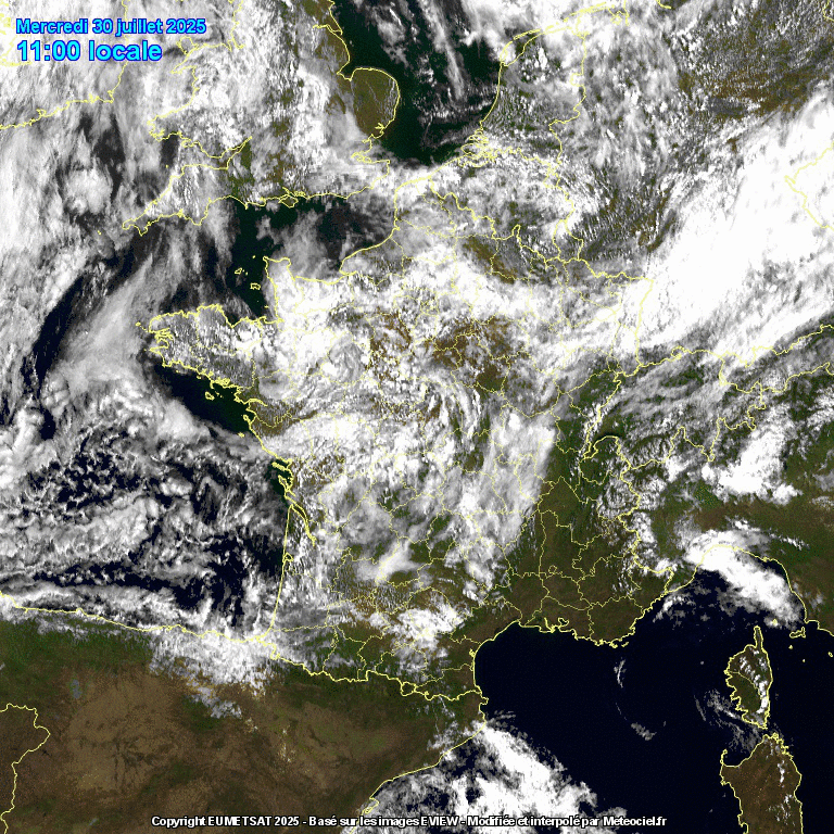 Image d'illustration pour Suivi des nuages en France