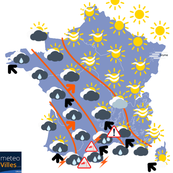 Doux et plutôt calme jusqu'en fin de semaine prochaine