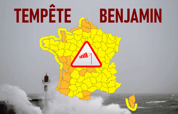 Tempête Benjamin jeudi : vigilance orange et dernières prévisions