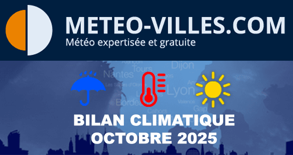 Bilan météo et climatique d'octobre 2025 : températures dans les normes mais des pluies hétérogènes