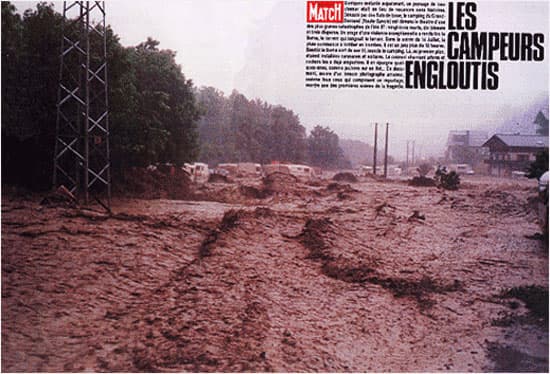 Image d'illustration pour Orage & crue éclair au Grand Bornand le 14 juillet 1987