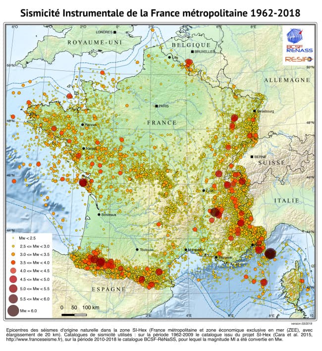 Image d'illustration pour Séisme près de Montélimar - est-ce fréquent en France?