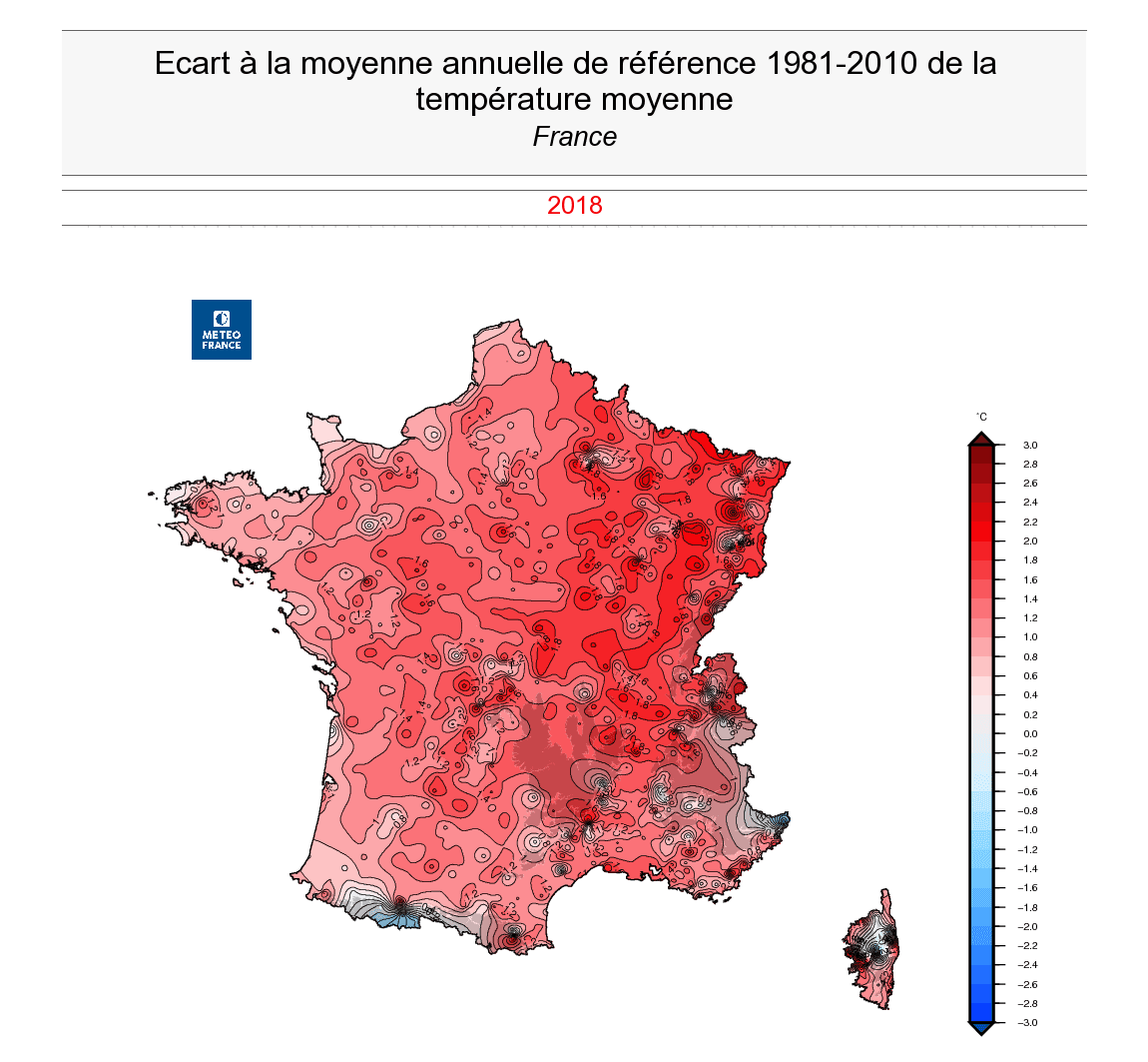 Image d'illustration pour 2018 : l'année la plus chaude en France depuis plus d'un siècle