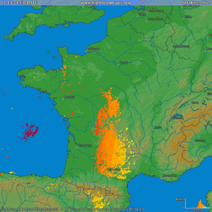 Image d'illustration pour Orages et neige en montagne : agitation jusqu'à lundi
