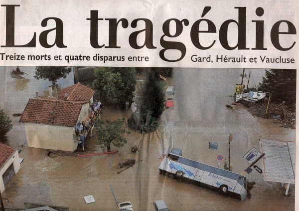 Image d'illustration pour Inondations des 8 et 9 septembre 2002 : catastrophe sur le Gard