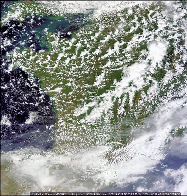 Image d'illustration pour Dépression Xena : orages et fortes rafales de vent