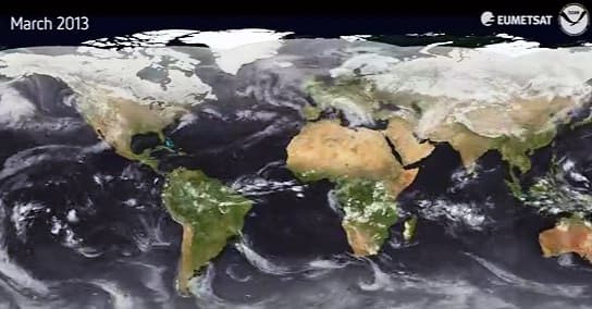 Image d'illustration pour Animation satellite mondiale de 2013