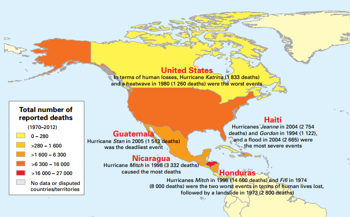 Image d'illustration pour Mortalité et pertes économiques dues aux phénomènes météorologiques