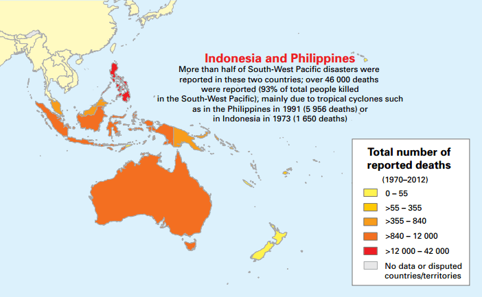 Image d'illustration pour Mortalité et pertes économiques dues aux phénomènes météorologiques