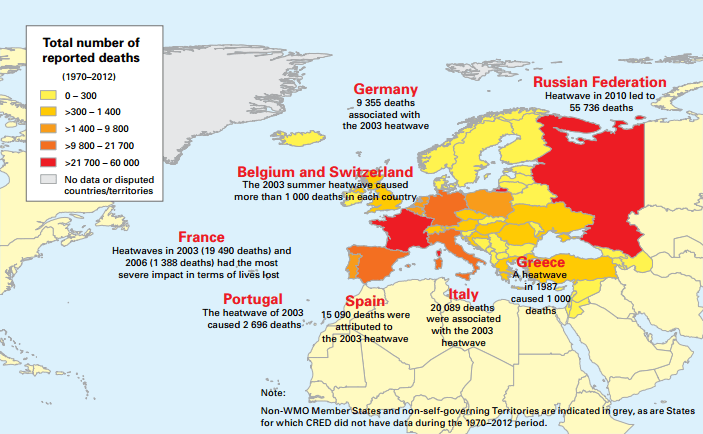 Image d'illustration pour Mortalité et pertes économiques dues aux phénomènes météorologiques