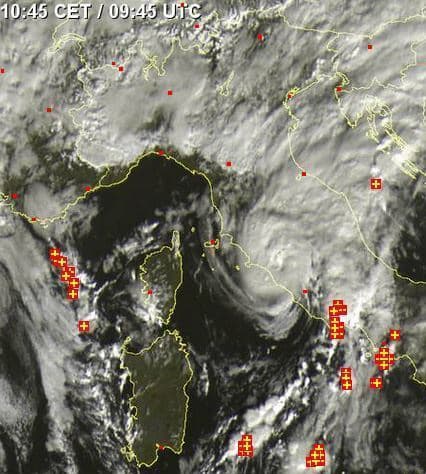 Image d'illustration pour Dépression Xandra en Méditerranée : quasi subtropicale !