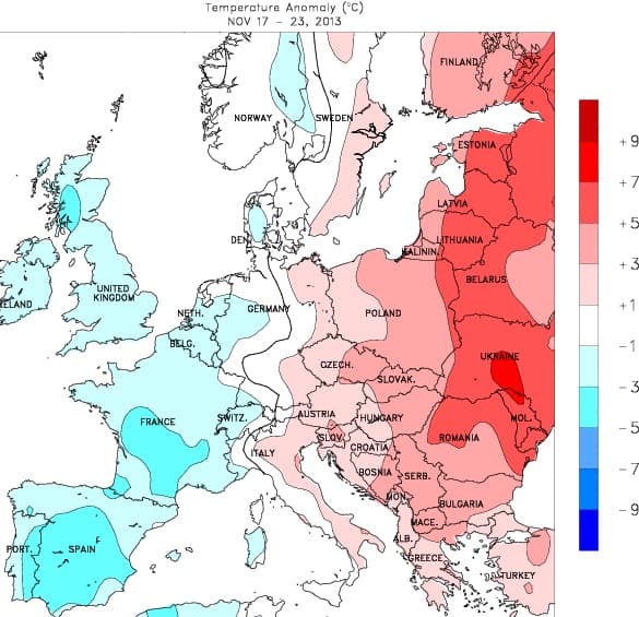 Image d'illustration pour Bilan météo hebdomadaire en Europe