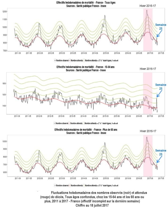 Image d'illustration pour Surmortalité durant la canicule du mois de juin