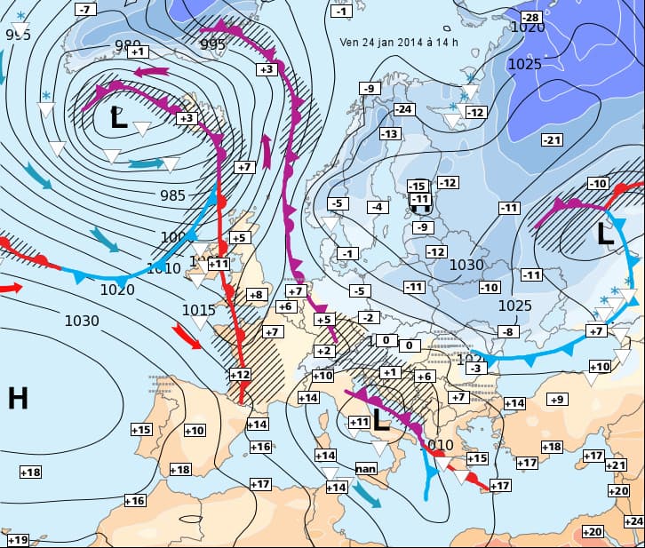 Image d'illustration pour Europe : froid à l'Est, doux à l'Ouest