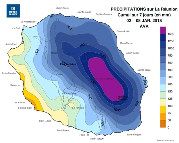Image d'illustration pour Cyclone Berguitta entre Maurice et La Réunion