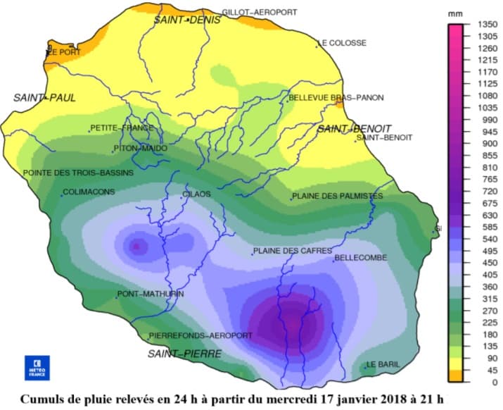 Image d'illustration pour Cyclone Berguitta entre Maurice et La Réunion