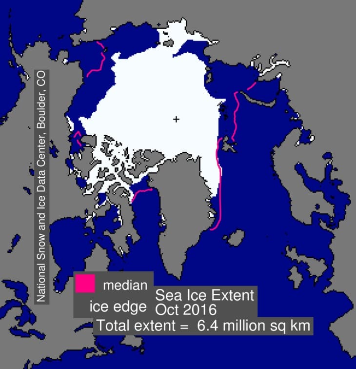Image d'illustration pour La banquise de l'Arctique à l'épreuve des températures