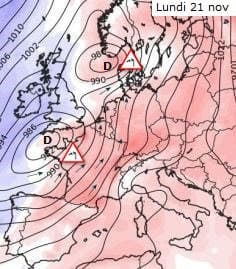Image d'illustration pour Le vent doux de l'Atlantique repousse le froid