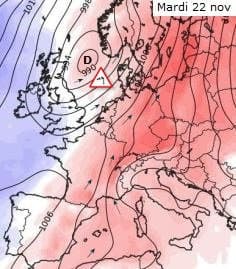 Image d'illustration pour Le vent doux de l'Atlantique repousse le froid