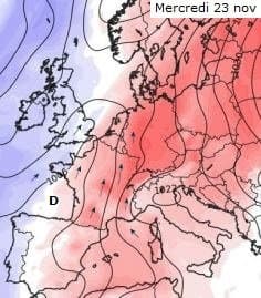 Image d'illustration pour Le vent doux de l'Atlantique repousse le froid
