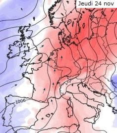 Image d'illustration pour Le vent doux de l'Atlantique repousse le froid