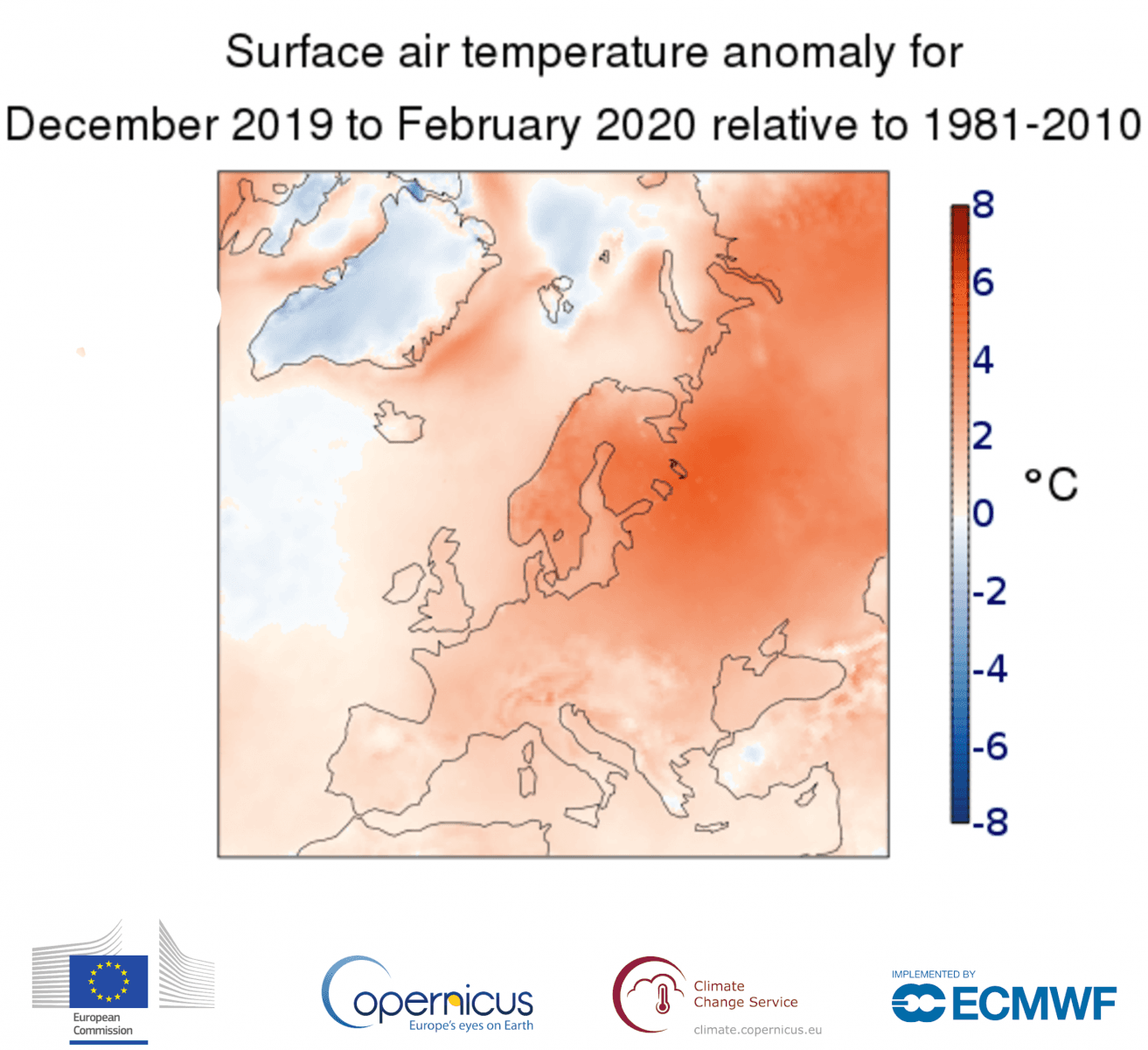 Image d'illustration pour Hiver 2019-2020 : le plus doux en Europe et sur l'ensemble des continents !