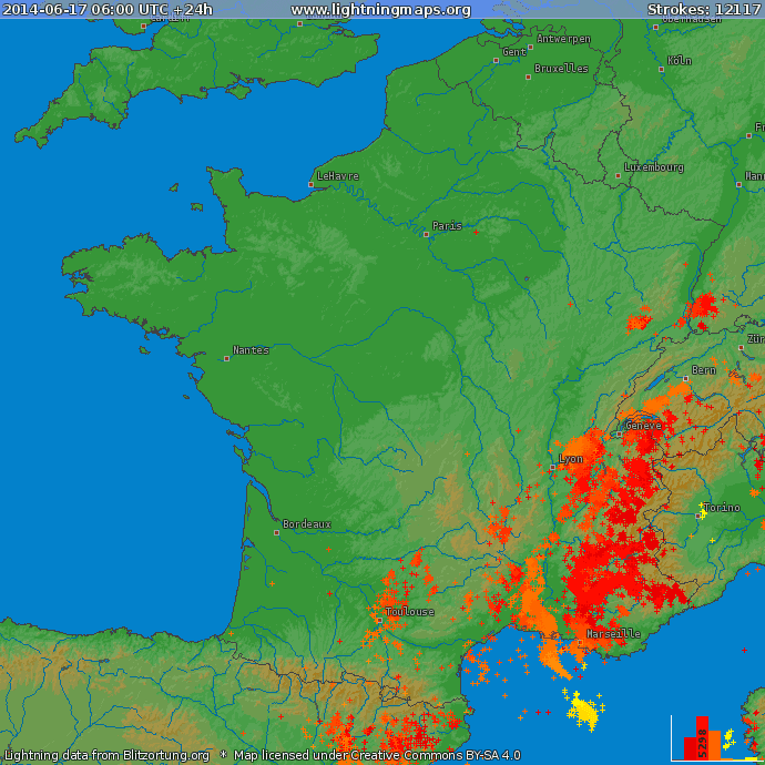 Image d'illustration pour Orages sur les Alpes : foudre, grêle et neige