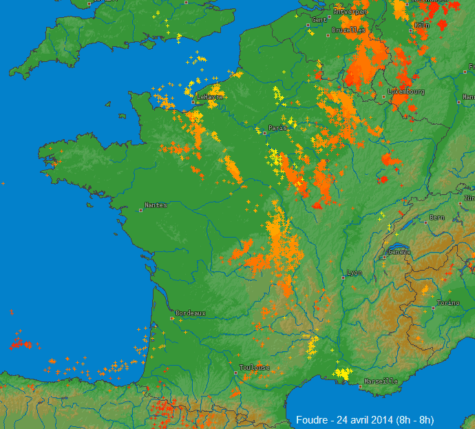 Image d'illustration pour Forts orages de grêle dans le Calvados - Normandie