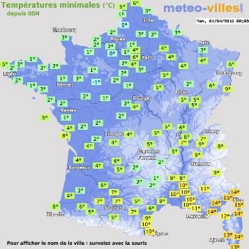 Image d'illustration pour Risque de gel sur le Nord-Ouest vendredi et samedi