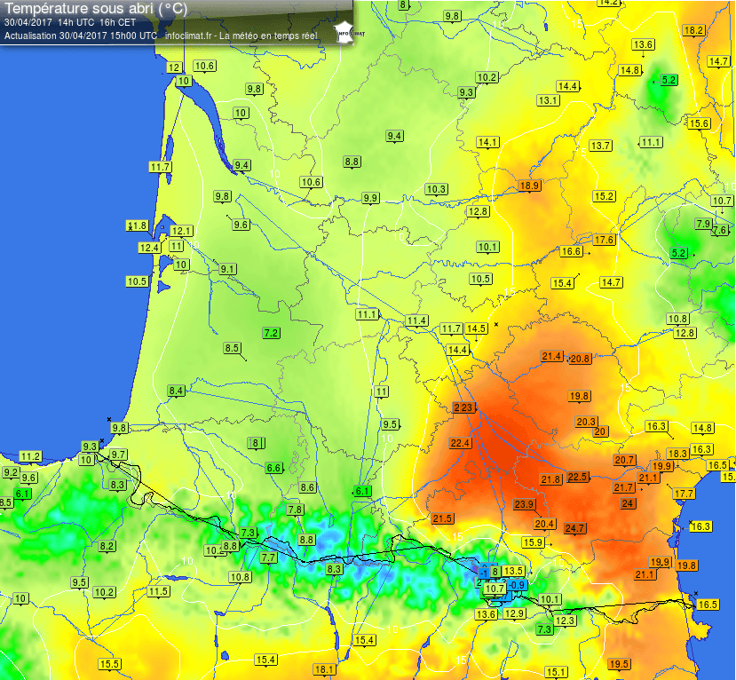 Image d'illustration pour Orages et neige en montagne : agitation jusqu'à lundi