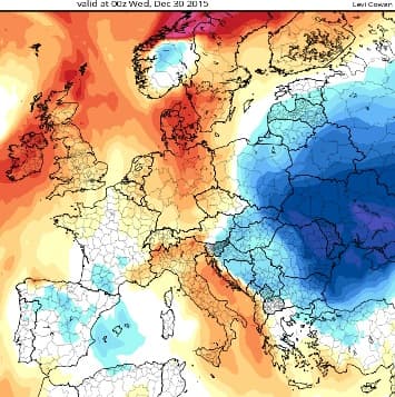 Image d'illustration pour Vers une vague de froid sur l'Europe de l'Est