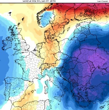 Image d'illustration pour Vers une vague de froid sur l'Europe de l'Est