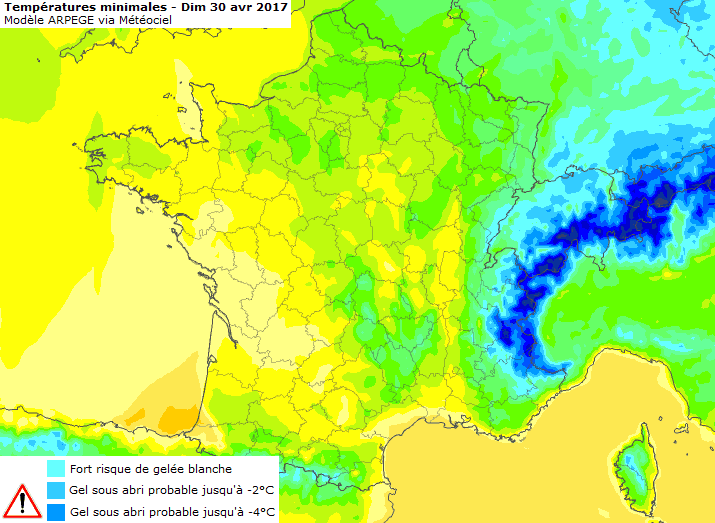 Image d'illustration pour Les gelées font à nouveau des dégâts
