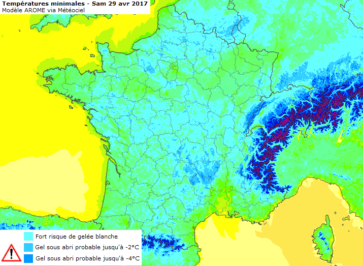 Image d'illustration pour Les gelées font à nouveau des dégâts