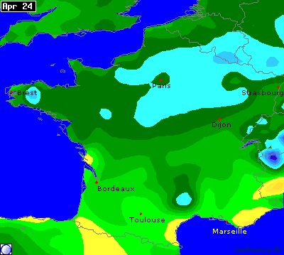Image d'illustration pour Suivi et prévision du risque de gelée cette semaine