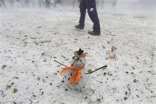 Image d'illustration pour Orage de grêle à Sao Paulo au Brésil