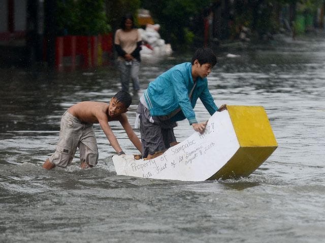 Image d'illustration pour Inondations majeures à Manille (Philippines)