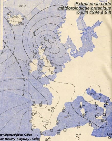Image d'illustration pour 6 juin 1944 : prévision météo déterminante du débarquement