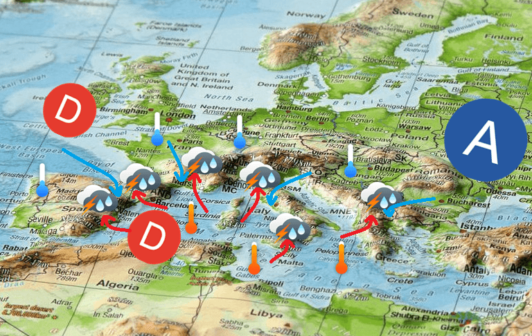 Image d'illustration pour Episodes méditerranéens - quelles sont les zones à risque?