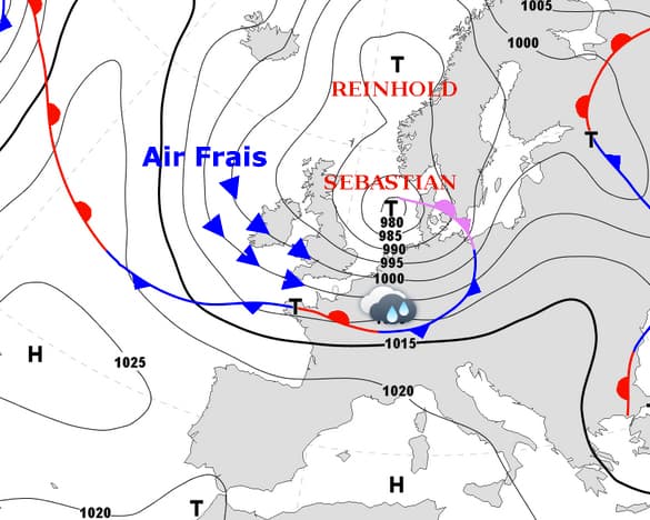 Image d'illustration pour Pluies abondantes, vent, fraicheur : poursuite de l'agitation 