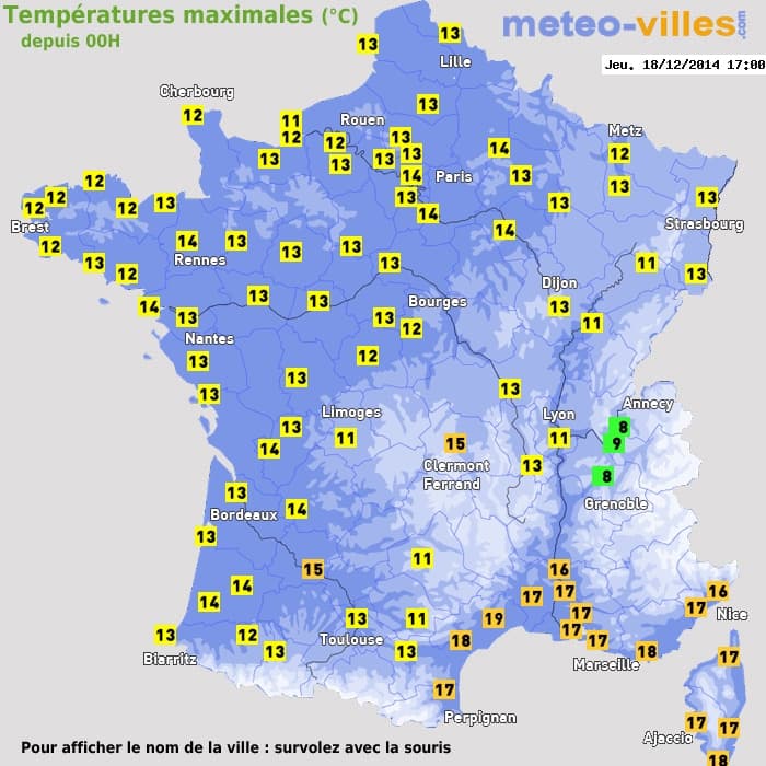Image d'illustration pour Température : grande douceur sur la France