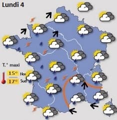 Image d'illustration pour Douceur, instabilité et orage sous un flux de Sud
