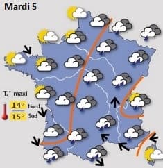 Image d'illustration pour Douceur, instabilité et orage sous un flux de Sud