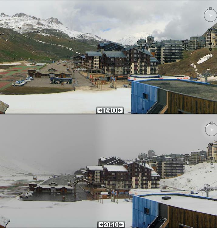Image d'illustration pour Fortes bourrasques de neige sur les Alpes