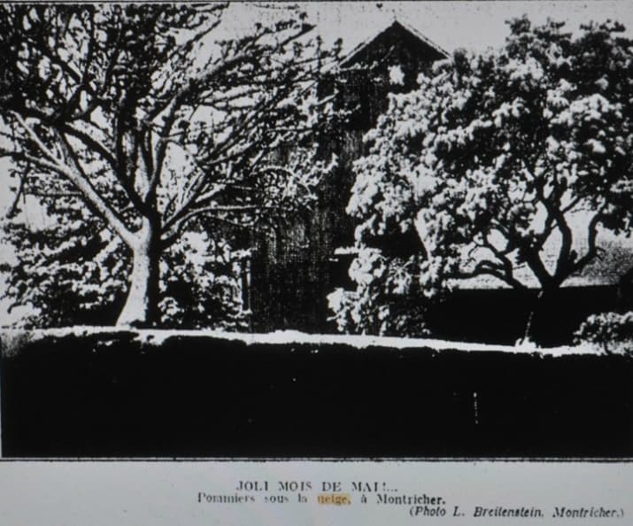 Image d'illustration pour Neige et froid exceptionnels mi-mai 1935, y compris à Paris