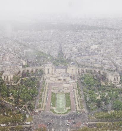 Image d'illustration pour Forte instabilité et giboulées de neige jusqu'à Paris