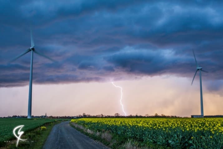 Image d'illustration pour Les orages de dimanche ont assuré le spectacle