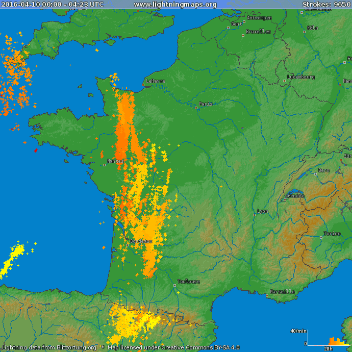 Image d'illustration pour Les orages de dimanche ont assuré le spectacle