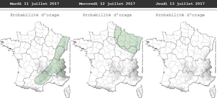 Image d'illustration pour Violents orages en France du 8 au 10 juillet