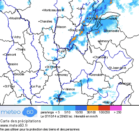 Image d'illustration pour Orage, coulée de boue et foudre sur l'Ain, la Haute Savoie et le Léman